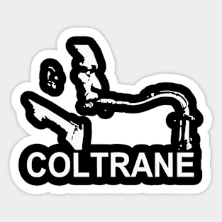 art coltrane Sticker